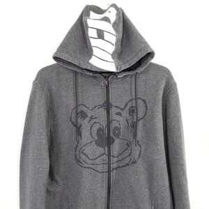 Under Armour UCLA Bruins Full Zip Hoodie Men's Medium Gray Bear‎ Graphic